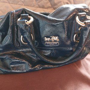 Coach Patent Leather Handbag with dust bag